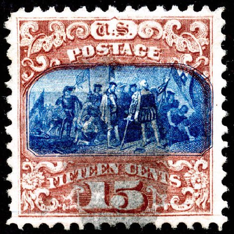 Prices of US Stamp Scott Cat. # 119 - 1869 15c Pictorial Columbus. Matthew Bennett International, Jun 2008, Sale 328, Lot 627