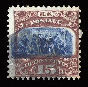 Cost of US Stamps Scott #119 - 15c 1869 Pictorial Columbus. Cherrystone Auctions, Mar 2013, Sale 201303, Lot 37