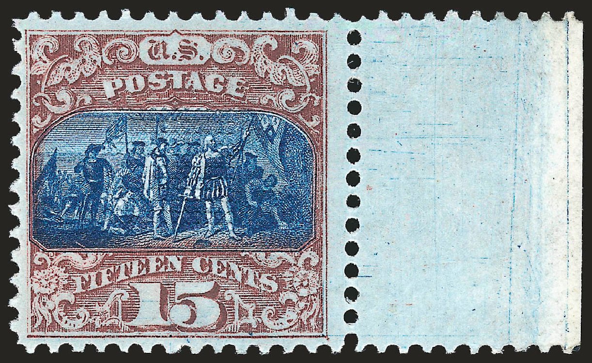 US Stamp Price Scott # 119 - 15c 1869 Pictorial Columbus. Robert Siegel Auction Galleries, Jan 2009, Sale 968, Lot 148