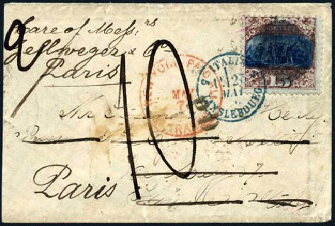 Prices of US Stamps Scott Catalog 119: 1869 15c Pictorial Columbus. Harmer-Schau Auction Galleries, Aug 2011, Sale 90, Lot 1279