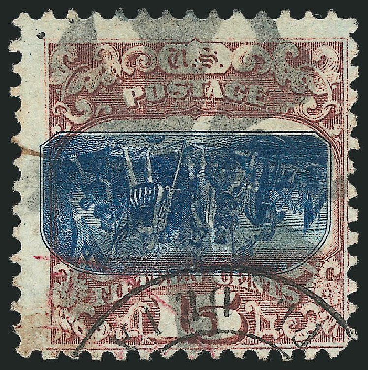 US Stamps Prices Scott #119 - 1869 15c Pictorial Columbus. Robert Siegel Auction Galleries, Oct 2012, Sale 1032, Lot 3199