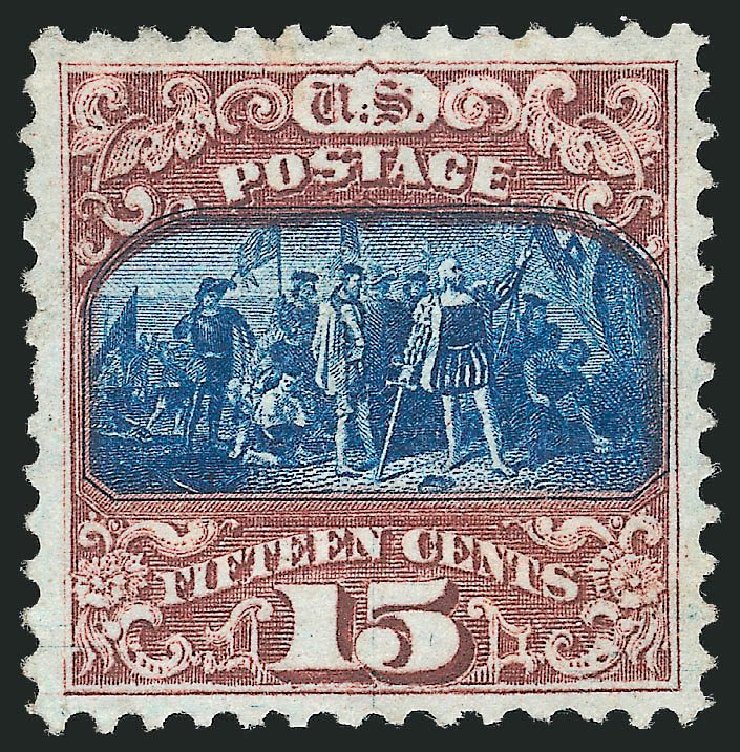 Price of US Stamps Scott Cat. #119: 1869 15c Pictorial Columbus. Robert Siegel Auction Galleries, Mar 2013, Sale 1040, Lot 1379