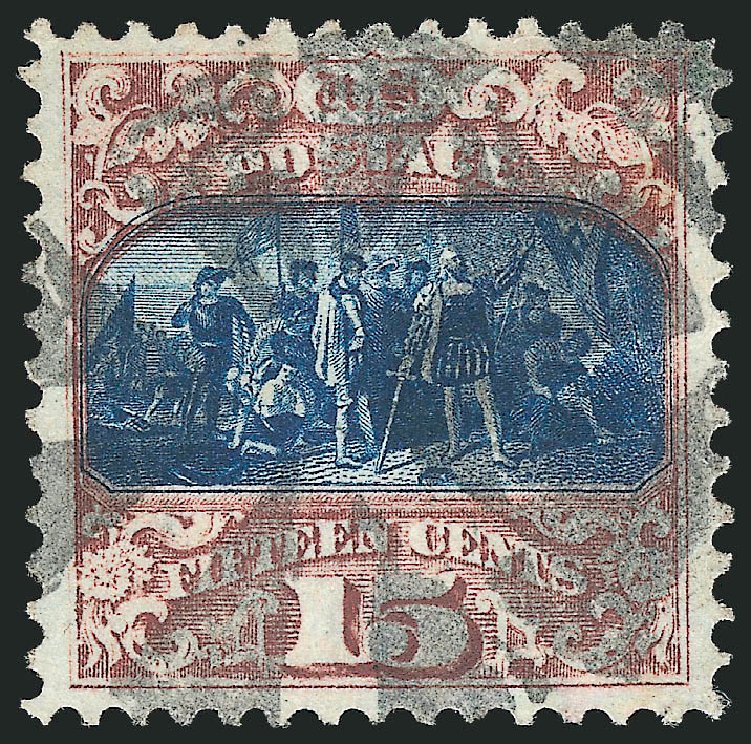 Prices of US Stamps Scott Cat. 119 - 1869 15c Pictorial Columbus. Robert Siegel Auction Galleries, Jun 2009, Sale 975, Lot 1359
