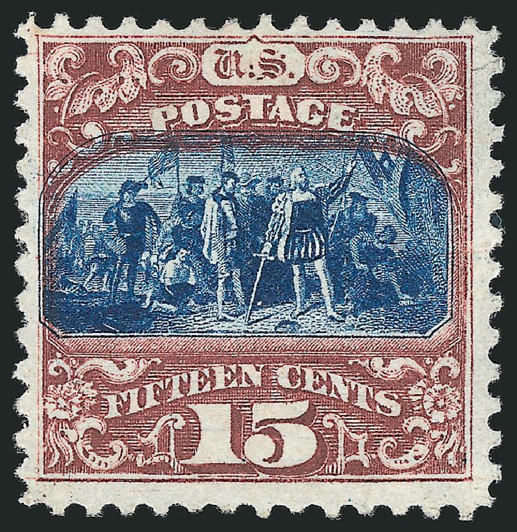 Cost of US Stamps Scott Cat. #119: 1869 15c Pictorial Columbus. Robert Siegel Auction Galleries, Sep 2009, Sale 976, Lot 1459