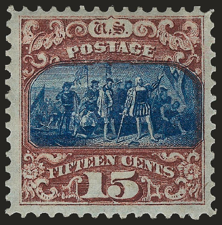 US Stamps Prices Scott Cat. # 119: 15c 1869 Pictorial Columbus. Robert Siegel Auction Galleries, Jun 2010, Sale 989, Lot 129
