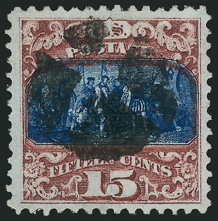 US Stamps Values Scott Catalogue # 119 - 15c 1869 Pictorial Columbus. Robert Siegel Auction Galleries, Oct 2010, Sale 997, Lot 5469
