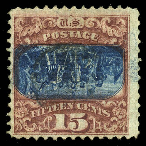 Prices of US Stamps Scott Catalogue # 119 - 1869 15c Pictorial Columbus. Matthew Bennett International, Feb 2015, Sale 351, Lot 100