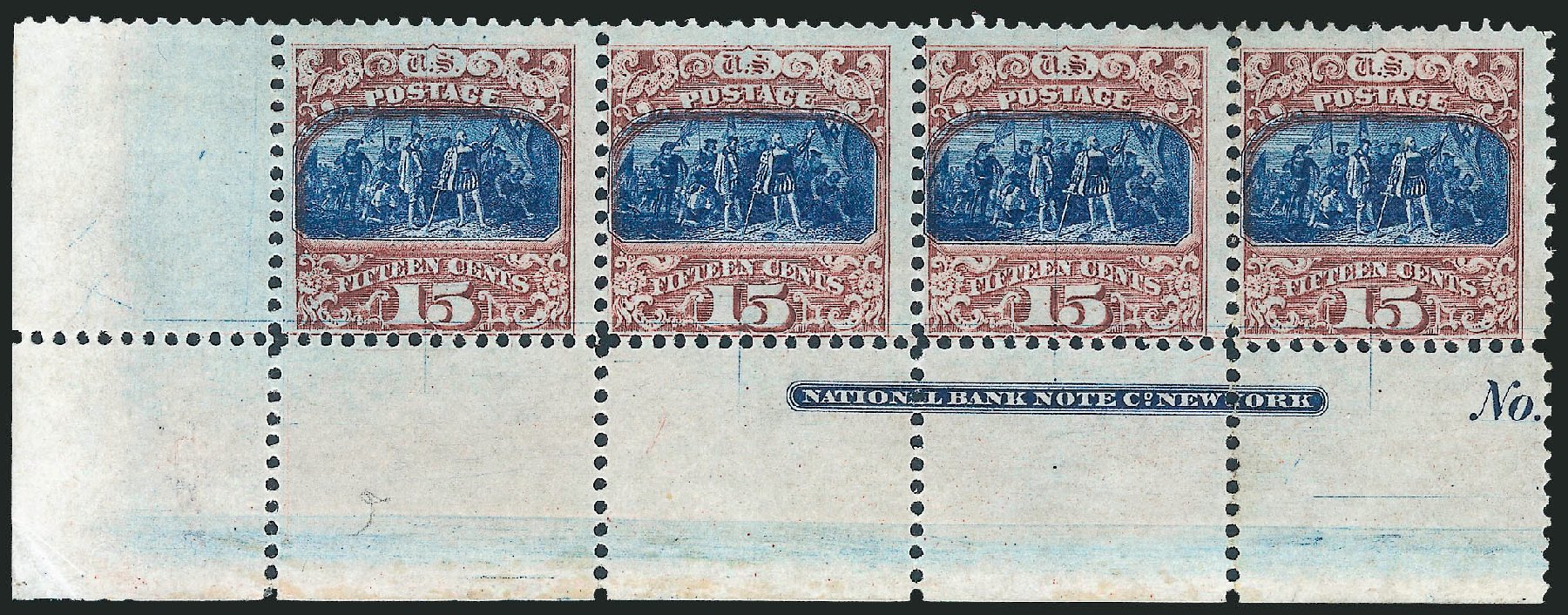 Costs of US Stamps Scott Cat. 119 - 15c 1869 Pictorial Columbus. Robert Siegel Auction Galleries, Mar 2011, Sale 1004, Lot 160