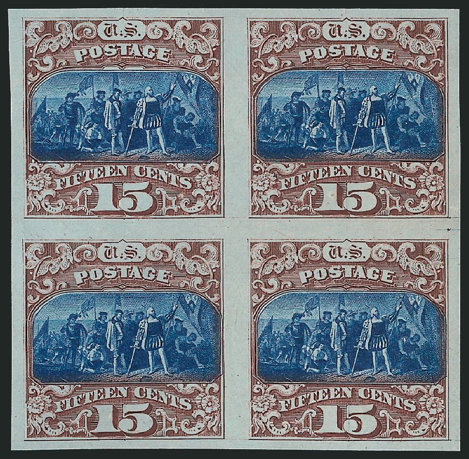 Prices of US Stamps Scott Catalogue #119 - 15c 1869 Pictorial Columbus. Robert Siegel Auction Galleries, Mar 2012, Sale 1019, Lot 460