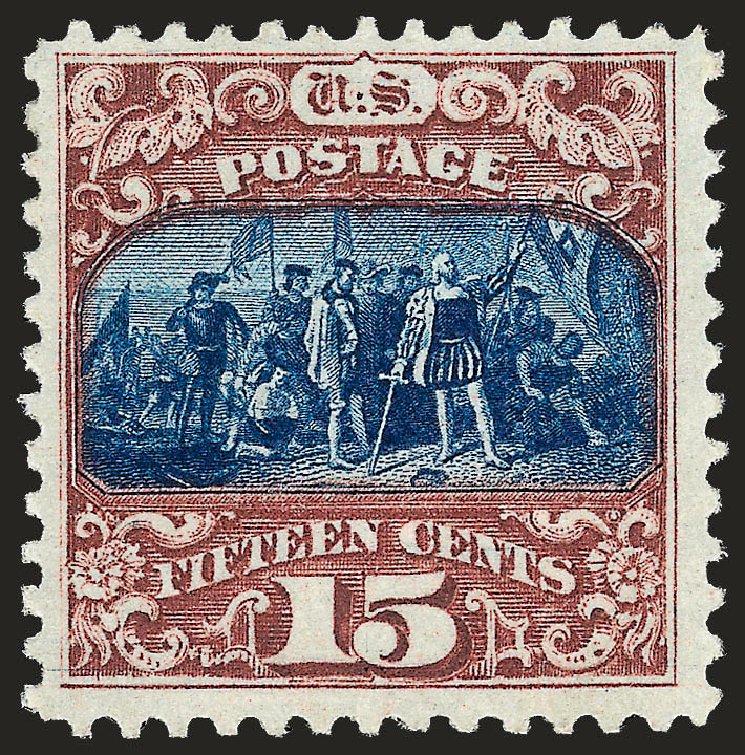 Prices of US Stamps Scott Catalog #119 - 1869 15c Pictorial Columbus. Robert Siegel Auction Galleries, Oct 2008, Sale 963, Lot 680