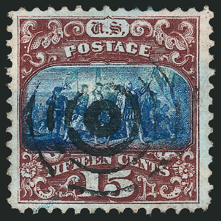 Cost of US Stamps Scott 119 - 15c 1869 Pictorial Columbus. Robert Siegel Auction Galleries, Dec 2008, Sale 967, Lot 4240