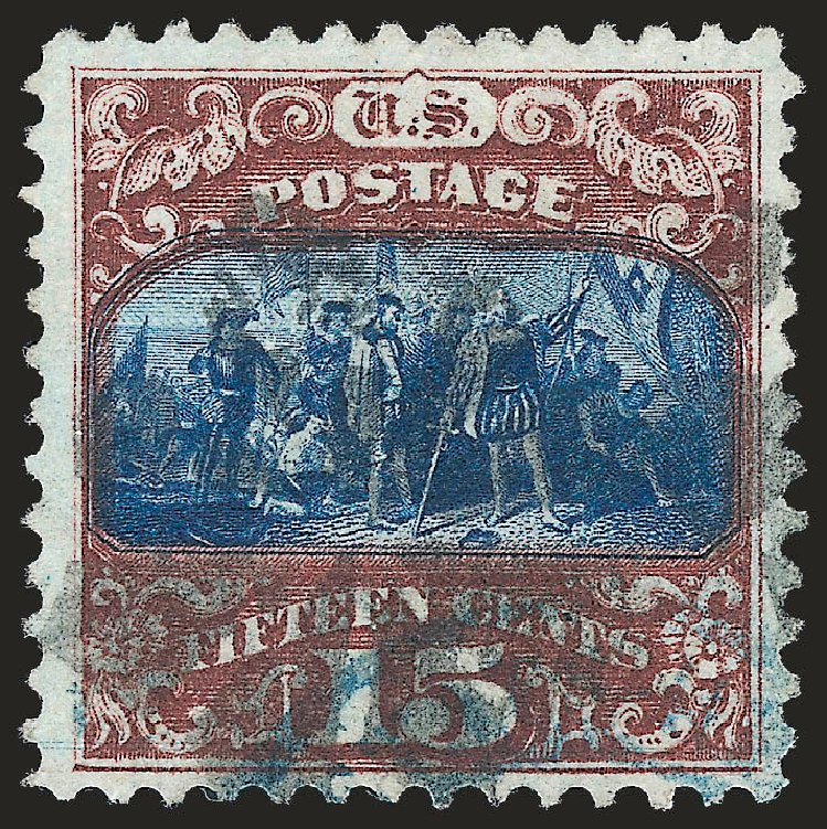 US Stamps Prices Scott Cat. # 119 - 1869 15c Pictorial Columbus. Robert Siegel Auction Galleries, Apr 2010, Sale 984, Lot 410