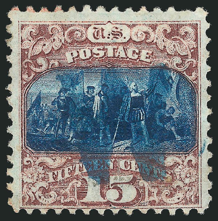 US Stamps Value Scott #119: 1869 15c Pictorial Columbus. Robert Siegel Auction Galleries, Oct 2010, Sale 997, Lot 5470
