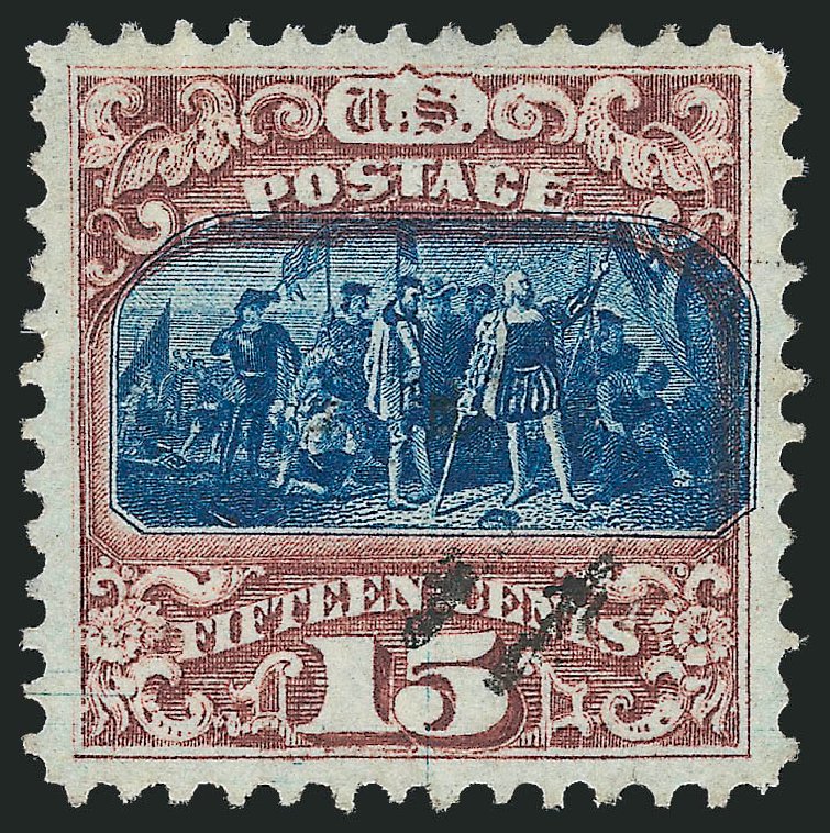 US Stamp Price Scott Catalog #119 - 1869 15c Pictorial Columbus. Robert Siegel Auction Galleries, Sep 2009, Sale 976, Lot 1461