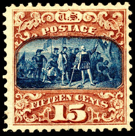 US Stamp Price Scott Catalog # 119: 15c 1869 Pictorial Columbus. Matthew Bennett International, Jun 2008, Sale 328, Lot 624