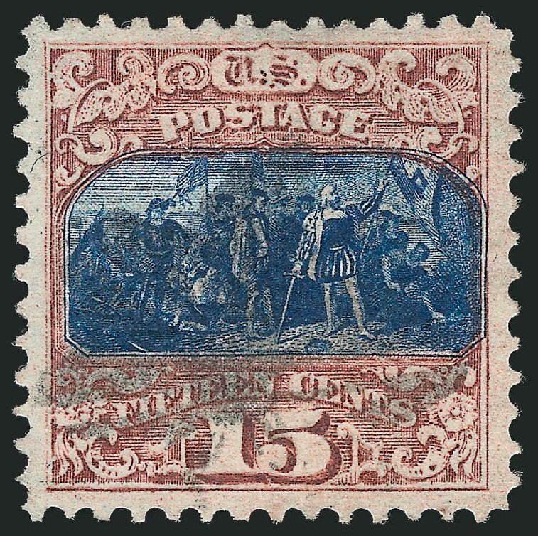 US Stamp Price Scott Catalog # 119 - 1869 15c Pictorial Columbus. Robert Siegel Auction Galleries, Jun 2011, Sale 1011, Lot 514