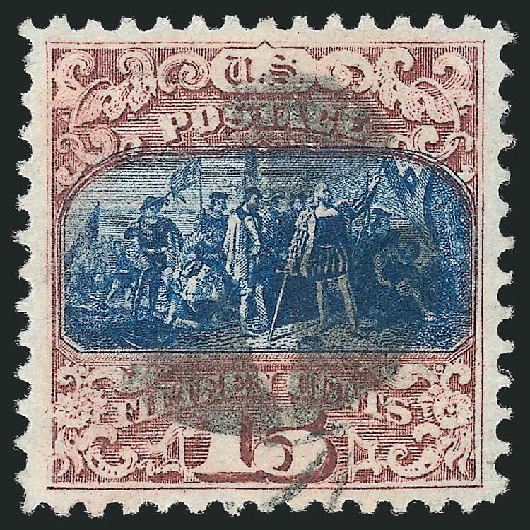 Cost of US Stamp Scott #119 - 15c 1869 Pictorial Columbus. Robert Siegel Auction Galleries, Oct 2011, Sale 1013, Lot 214