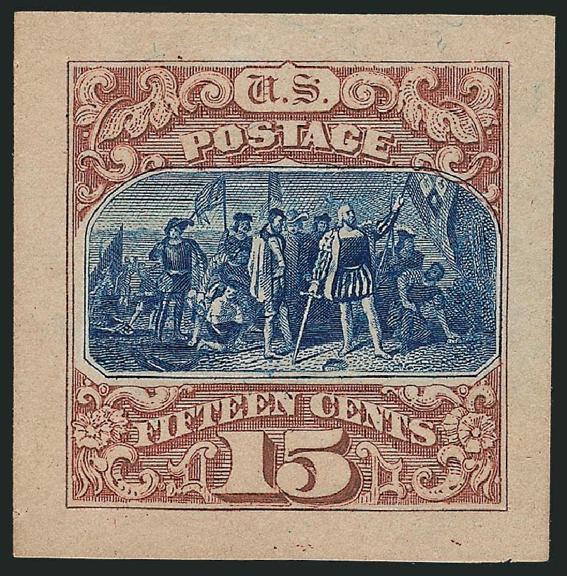 Values of US Stamp Scott Cat. #119 - 1869 15c Pictorial Columbus. Robert Siegel Auction Galleries, Jun 2012, Sale 1026, Lot 1064