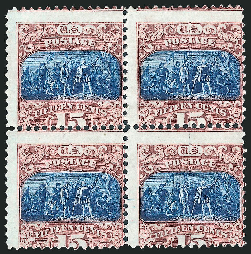 Price of US Stamp Scott Catalogue 119: 1869 15c Pictorial Columbus. Robert Siegel Auction Galleries, Dec 2009, Sale 982, Lot 5344