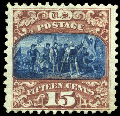 Price of US Stamp Scott Cat. #119 - 15c 1869 Pictorial Columbus. Matthew Bennett International, Sep 2011, Sale 338, Lot 1795
