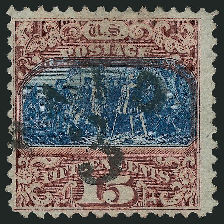 Costs of US Stamps Scott # 119: 1869 15c Pictorial Columbus. Robert Siegel Auction Galleries, Oct 2011, Sale 1013, Lot 215