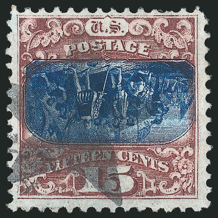 US Stamps Prices Scott #119 - 1869 15c Pictorial Columbus. Robert Siegel Auction Galleries, Sep 2012, Sale 1027, Lot 15