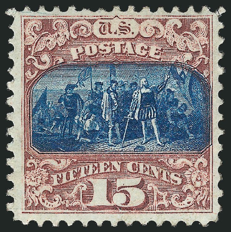 Costs of US Stamps Scott Catalog # 119 - 1869 15c Pictorial Columbus. Robert Siegel Auction Galleries, Mar 2011, Sale 1007, Lot 2292