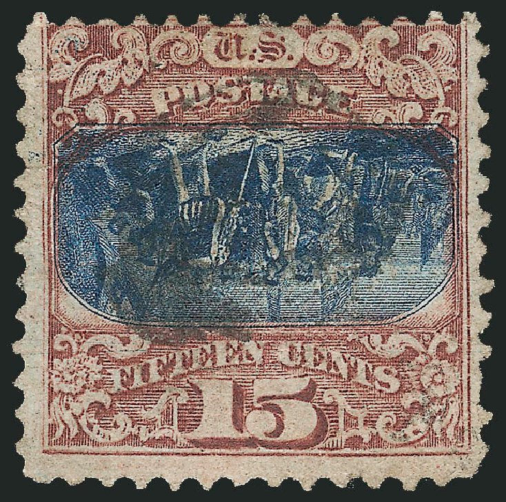 Value of US Stamp Scott Catalogue #119: 1869 15c Pictorial Columbus. Robert Siegel Auction Galleries, Mar 2012, Sale 1019, Lot 462