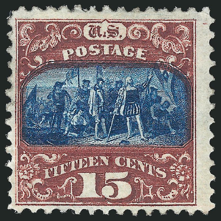 Prices of US Stamps Scott # 119 - 1869 15c Pictorial Columbus. Robert Siegel Auction Galleries, Mar 2012, Sale 1021, Lot 322