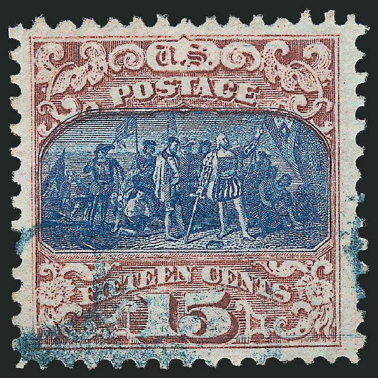 US Stamp Price Scott #119 - 15c 1869 Pictorial Columbus. Robert Siegel Auction Galleries, Sep 2009, Sale 976, Lot 1462