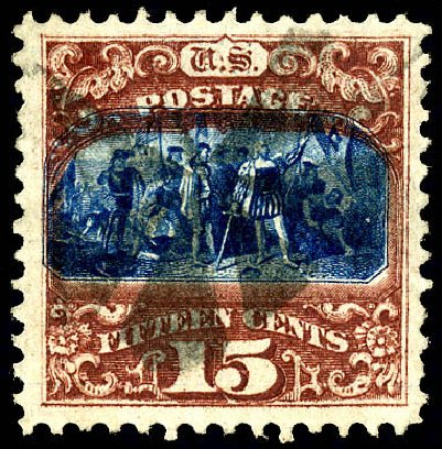 Price of US Stamp Scott Catalog 119: 15c 1869 Pictorial Columbus. Matthew Bennett International, Dec 2008, Sale 330, Lot 1583