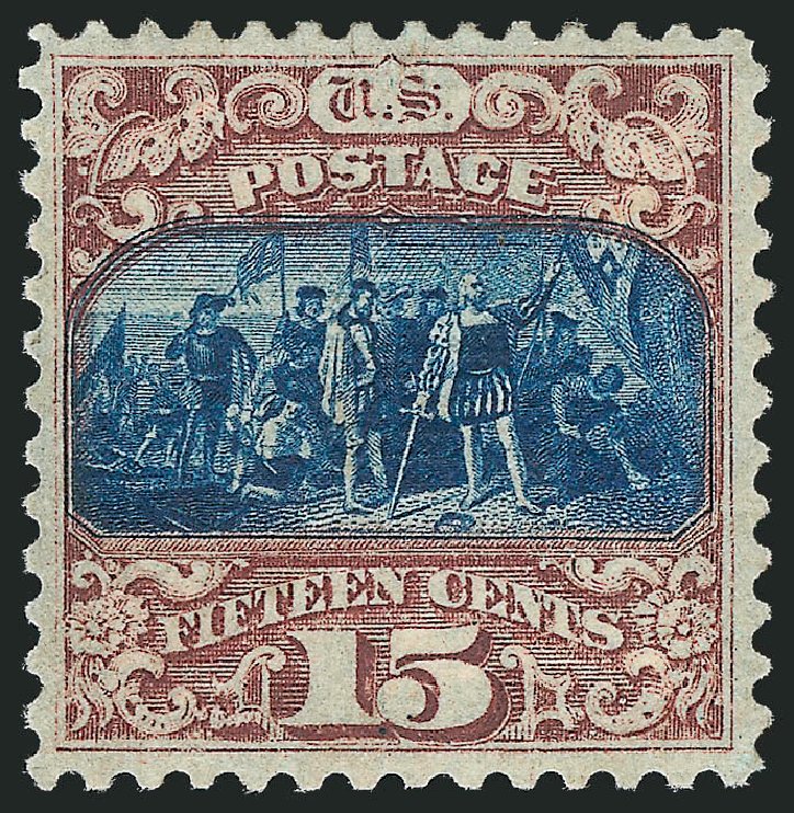 Price of US Stamps Scott Catalogue # 119 - 1869 15c Pictorial Columbus. Robert Siegel Auction Galleries, Jun 2011, Sale 1011, Lot 513