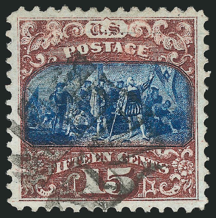 Prices of US Stamp Scott Cat. # 119: 1869 15c Pictorial Columbus. Robert Siegel Auction Galleries, Oct 2012, Sale 1032, Lot 3193