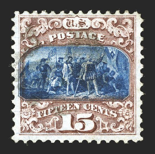 Cost of US Stamps Scott Catalogue #119: 1869 15c Pictorial Columbus. Spink Shreves Galleries, Mar 2013, Sale 142, Lot 193