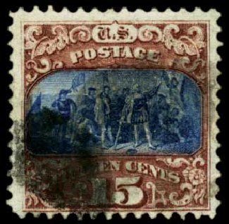 Price of US Stamps Scott Cat. # 119: 15c 1869 Pictorial Columbus. Harmer-Schau Auction Galleries, Feb 2012, Sale 92, Lot 926