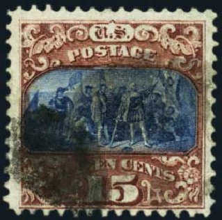 Costs of US Stamps Scott Catalog #119: 1869 15c Pictorial Columbus. Harmer-Schau Auction Galleries, May 2012, Sale 93, Lot 276
