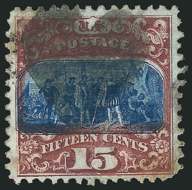 US Stamp Price Scott Catalogue # 119 - 15c 1869 Pictorial Columbus. Robert Siegel Auction Galleries, Oct 2011, Sale 1014, Lot 1306