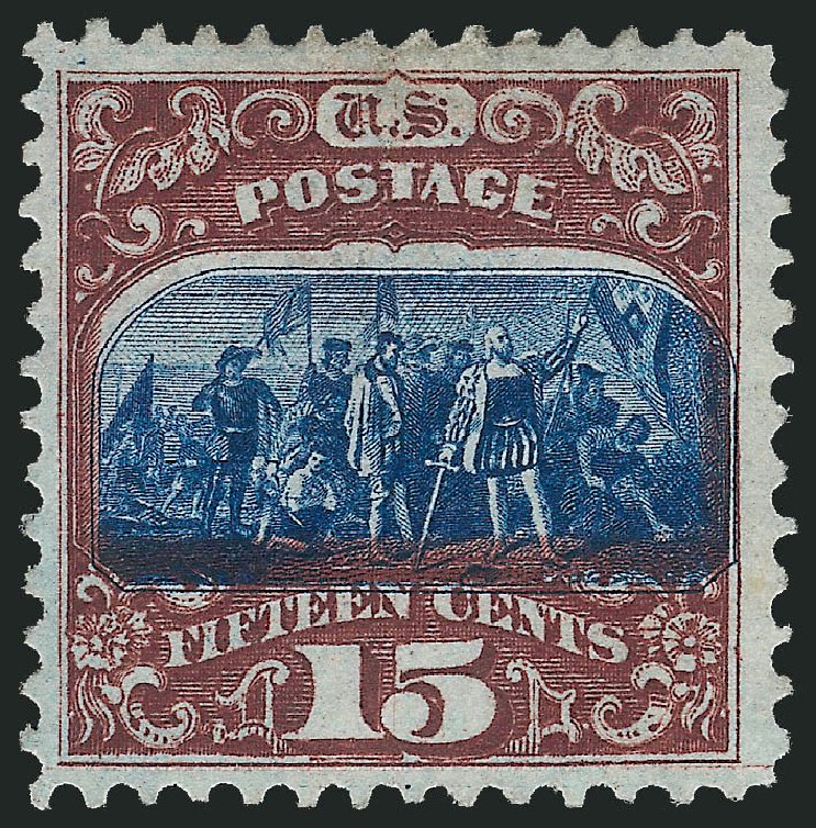 US Stamps Prices Scott Catalog #119: 1869 15c Pictorial Columbus. Robert Siegel Auction Galleries, Jun 2012, Sale 1026, Lot 1266