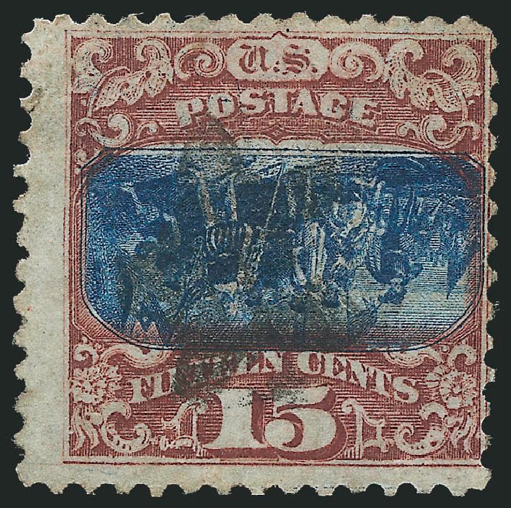 US Stamp Value Scott Catalogue # 119: 15c 1869 Pictorial Columbus. Robert Siegel Auction Galleries, Apr 2015, Sale 1096, Lot 236