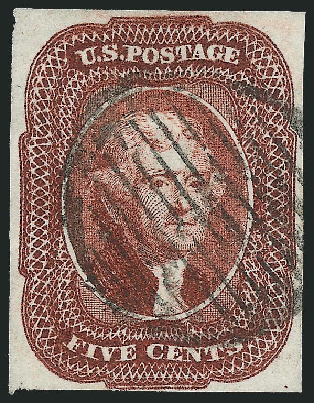 Price of US Stamps Scott #12 - 1856 5c Jefferson. Robert Siegel Auction Galleries, Sep 2014, Sale 1078, Lot 79