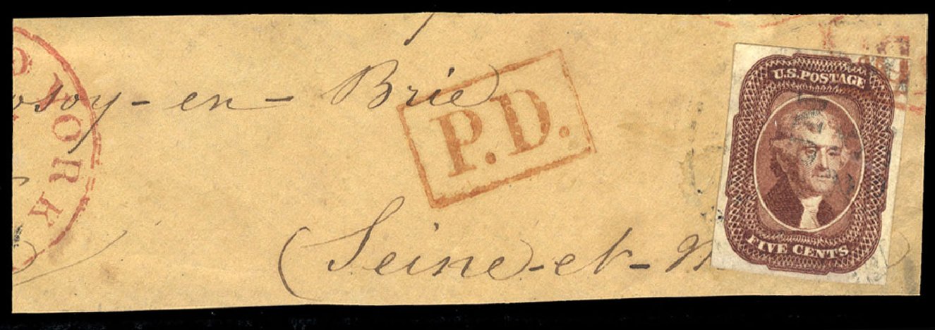 Value of US Stamp Scott Catalog #12: 5c 1856 Jefferson. Cherrystone Auctions, Mar 2010, Sale 201003, Lot 30