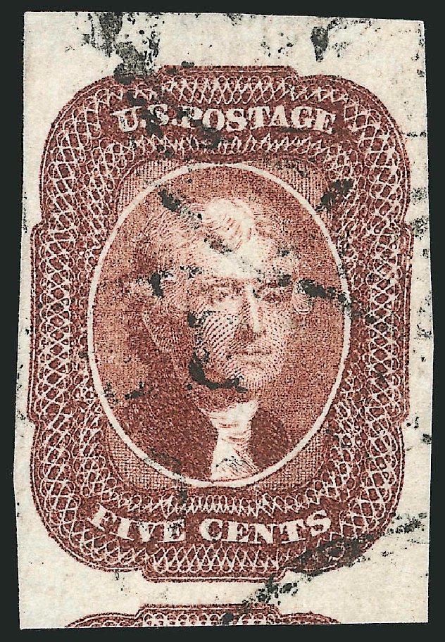 Prices of US Stamp Scott Catalog # 12: 5c 1856 Jefferson. Robert Siegel Auction Galleries, Dec 2012, Sale 1037, Lot 1430