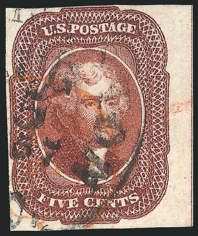 Value of US Stamps Scott Catalog # 12: 5c 1856 Jefferson. Robert Siegel Auction Galleries, Nov 2013, Sale 1061, Lot 3384