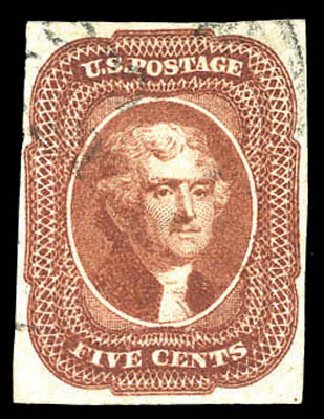 US Stamp Prices Scott Catalogue # 12 - 5c 1856 Jefferson. Matthew Bennett International, Mar 2011, Sale 337, Lot 2455
