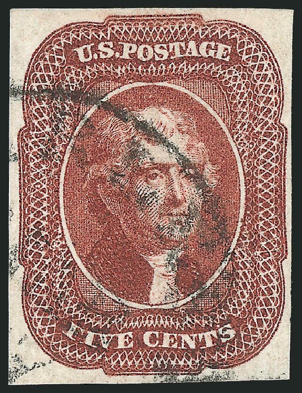 Price of US Stamp Scott #12: 1856 5c Jefferson. Robert Siegel Auction Galleries, Mar 2011, Sale 1007, Lot 2115