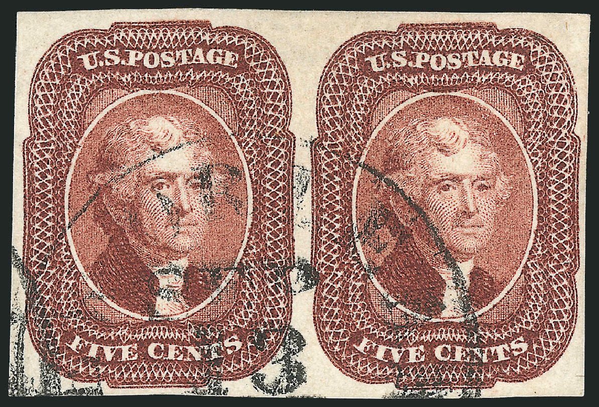 Price of US Stamps Scott # 12 - 5c 1856 Jefferson. Robert Siegel Auction Galleries, Jun 2012, Sale 1026, Lot 1155