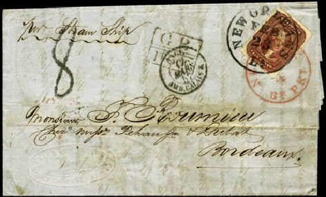 Price of US Stamps Scott Cat. # 12: 1856 5c Jefferson. Harmer-Schau Auction Galleries, Feb 2012, Sale 92, Lot 803