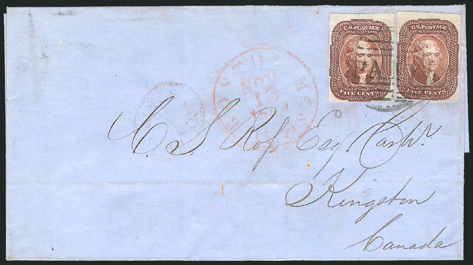 Value of US Stamps Scott # 12: 5c 1856 Jefferson. Robert Siegel Auction Galleries, Dec 2010, Sale 1002, Lot 3723