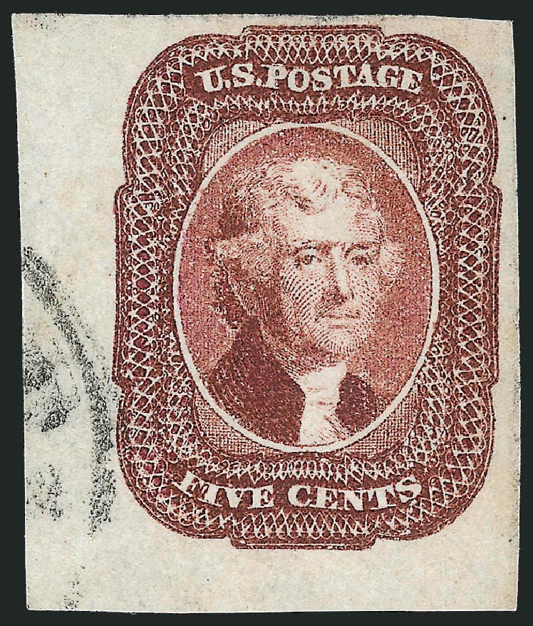 Price of US Stamp Scott Catalog # 12: 1856 5c Jefferson. Robert Siegel Auction Galleries, Oct 2012, Sale 1032, Lot 3043