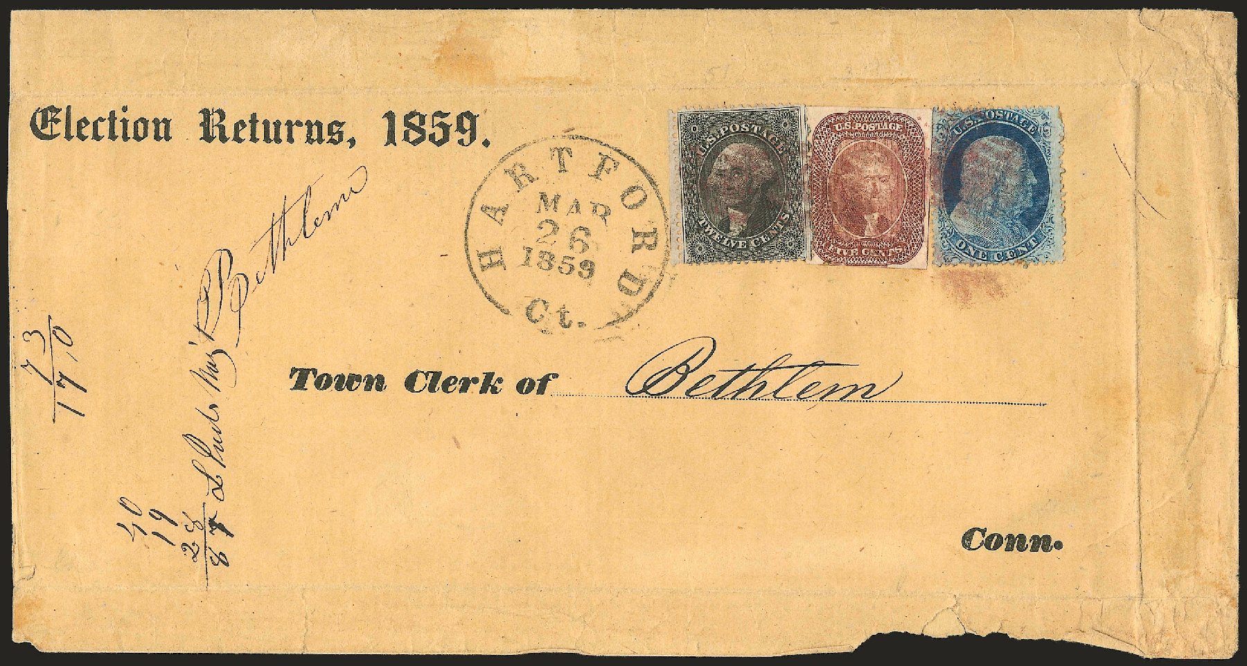 Costs of US Stamps Scott Catalog # 12: 5c 1856 Jefferson. Robert Siegel Auction Galleries, Oct 2014, Sale 1082, Lot 343